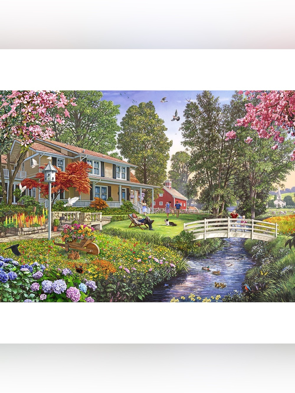 White Mountain-Sunday Afternoon 1000 Piece Puzzle